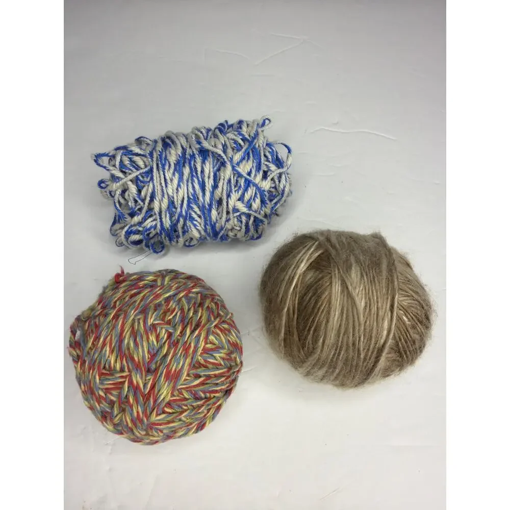 Mixed Lot 13 Oz Merino Wool Varigated Yarn Craft Crochet Knit DIY Gift